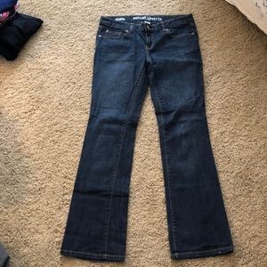 Bootcut dark wash denim jeans